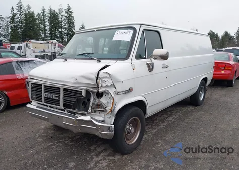 1990 GMC Vandura G2500 из США, поврежденный, VIN 2GTEG25K4L4502668